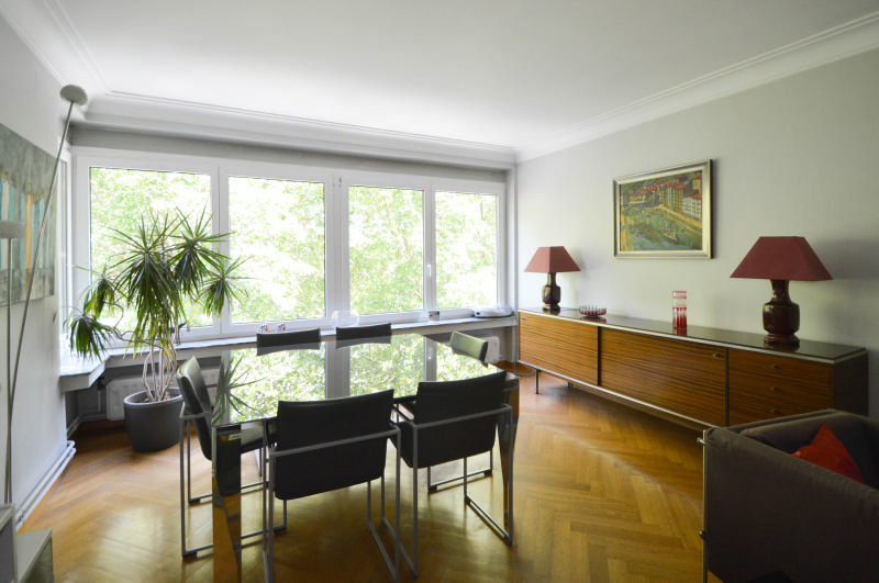 SOUS OPTION - Bel appartement deux chambres avec garage Bd d'Avroy LIEGE BAIL A VIE avec loyer (1000€/mois)