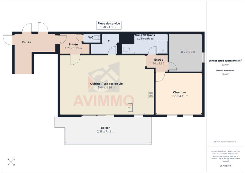 VENDU sous OPTION - VENTE VIAGER OCCUPE d'un magnifique appartement 2 chambres avce garage et emplacement parking — photo 19